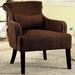 Armchair - Hokku Designs Marlow 73.66Cm Wide Armchair Wood/Polyester/Fabric in Brown | 34.5 H x 29 W x 33.5 D in | Wayfair JEG-BD7224CS