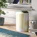 Latitude Run® Gwendolyn Ceramic Accent Stool Ceramic in Blue/Brown | 17 H x 13 W x 13 D in | Wayfair LATR2610 32011128