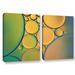 Latitude Run® 'Orange Green' 2 Piece Graphic Art on Wrapped Canvas Set Canvas in White | 24 H x 36 W x 2 D in | Wayfair LATR6542 33610660