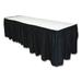 Latitude Run® Table Skirt Polyester in Black | 29 D in | Wayfair LDER4453 42477737