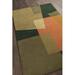 Green/Orange 60 x 0.75 in Indoor Area Rug - Latitude Run® Stickel Orange/Brown Area Rug Wool | 60 W x 0.75 D in | Wayfair LDER7033 43124505