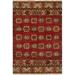 Brown 96 x 0.5 in Area Rug - Loon Peak® Grassy Ridge Southwestern Hand-Knotted Wool Rust Area Rug Wool | 96 W x 0.5 D in | Wayfair