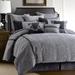 Loon Peak® Annis Chenille Traditional Modern Rustic 4 Piece Comforter Set Polyester/Polyfill/Microfiber in Gray | Full | Wayfair LOPK6111 42894539