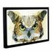 Loon Peak® Abstract Owl Graphic Art on Wrapped Canvas in Black/Brown/Green | 16 H x 24 W x 2 D in | Wayfair LOON3180 27804080