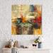 Latitude Run® 'Instinctual Beauty II' Painting Print on Wrapped Canvas in Yellow | 24 H x 24 W in | Wayfair LRUN8621 39986652