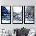 Latitude Run® Amsterdam I' Framed Graphic Art on Canvas Print on Canvas Multi-Piece Image on Acrylic in Blue/Gray | Wayfair LTDR2670 40245137