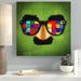 Latitude Run® 'Groucho Rainbow Glasses' Graphic Art on Wrapped Canvas Canvas | 10 H x 10 W x 2 D in | Wayfair LTDR7497 41004654