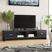 Latitude Run® Kerry TV Stand for TVs up to 78" Wood in Brown | 16 H in | Wayfair LTRN1452 27748777