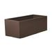 Hokku Designs Burov Rectangular Metal Planter Box Metal in Black | 20 H x 48 W x 24 D in | Wayfair LTTN2791 44288488
