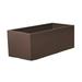 Hokku Designs Burov Rectangular Metal Planter Box Metal in Blue | 30 H x 48 W x 24 D in | Wayfair LTTN2791 44288499