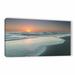 Latitude Run® Atlantic Sunrise No.8 Photographic Print on Wrapped Canvas in Blue/Orange | 24 H x 48 W x 2 D in | Wayfair LTRN7466 30808635
