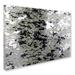 Latitude Run® Marsh Abstract Photographic Print on Wrapped Canvas in White/Black | 35 H x 47 W x 2 D in | Wayfair LTRN8019 30965898