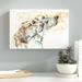 Latitude Run® Dogz Painting Print on Wrapped Canvas in Black/Blue/Brown | 8 H x 12 W x 2 D in | Wayfair LTRN6479 33280753