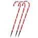 The Holiday Aisle® Lighted Candy Cane Outdoor Christmas Decorations 28" Plastic in Red/White | 28 H x 1 W x 2 D in | Wayfair