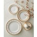 Noritake Trefolio 5-Piece Place Setting, Service for 1 Bone China/Ceramic in White/Yellow | Wayfair 4945-05E