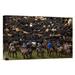 East Urban Home Ecuador Andes Mountains 'Cattle Herded by Chagras During The Annual Round-Up' - Photograph Print on Canvas in Black/Brown | Wayfair