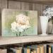 Ophelia & Co. 'Romantic Shabby Elegance Peony 2' Graphic Art Print on Canvas in Gray/Green | 8 H x 12 W x 2 D in | Wayfair OPCO3228 39854403