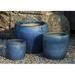 One Allium Way® Sara 3 - Piece Terracotta Pot Planter Set Clay & Terracotta in Blue | 12.25 H x 15 W x 15 D in | Wayfair ONAW3986 43897646