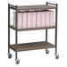 Omnimed Big Beam Standard 8 Cap File Cart Vertical Rack Metal in Gray | 43.75 H x 34.5 W x 17 D in | Wayfair 261207-LG