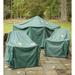 Plow & Hearth All-Weather Outdoor Cushion Storage Bag in Green | 22 H x 16 W x 48 D in | Wayfair 63714 GR