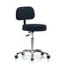 Perch Chairs & Stools Task Chair Aluminum/Upholstered in Black | 41.25 H x 24 W x 24 D in | Wayfair WTBAC2-BIMF