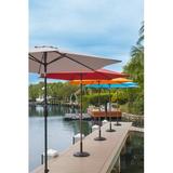 Panama Jack Outdoor Panama Market Umbrella Metal in Red | Wayfair PJO-6001-RED