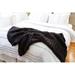 Pom Pom At Home Finn Hand Knit Throw in Black | 50 W in | Wayfair NH-6000-MN