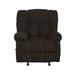 Wade Logan® Bhanweri 41" Wide Chenille Manual Rocker Standard Recliner Chenille in Black | 44 H x 41 W x 41 D in | Wayfair