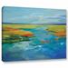 Red Barrel Studio® Come Away w/ Me by Victoria vJackson - Wrapped Canvas Print Canvas in Blue/Green | 18 H x 24 W x 2 D in | Wayfair