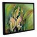 Red Barrel Studio® Green Calla Lilies Framed Painting Print Canvas, Cotton | 14 H x 18 W x 2 D in | Wayfair RDBS4553 30810638