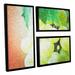 Red Barrel Studio® Planet of The Grapes 3 Piece Graphic Art on Wrapped Canvas Set Canvas in Green | 36 H x 48 W x 2 D in | Wayfair