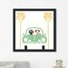 Red Barrel Studio® Beach Bums Beetle I - Picture Frame Painting Print Plastic/Acrylic in White | 39.5 H x 39.5 W x 0.75 D in | Wayfair