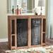 Red Barrel Studio® Carolyn Transitional Bar Wood in Brown | 40.3 H x 15.7 D in | Wayfair RDBT2518 41196244