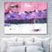 Jaxson Rea 'Cotton Candy Forrest' by Kent Youngstrom Painting Print on Wrapped Canvas in White | 36 H x 48 W x 1.5 D in | Wayfair SC23214836-KY