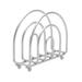 Rebrilliant Wire Kitchen Countertop Table Standing Napkin Holder Stainless Steel in Gray | 4.5 H x 5.75 W x 2 D in | Wayfair REBR2765 39740744