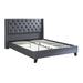 Rosdorf Park Krueger Upholstered Platform Bed Upholstered in Gray | Full | Wayfair 900EB91A19C8499A83739E68DCD07FAC