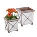 Worlds Away Planter Box | 7.25 H x 7.25 W x 6.25 D in | Wayfair AMT10