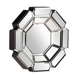 Rosdorf Park Octagonal Glass Wall Mirror Glass | 14 H x 14 W x 2 D in | Wayfair ROSP1211 38485437