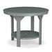 Wildridge Heritage 48" Pub Outdoor Table Plastic in Black/Brown | 36 H x 48 W x 48 D in | Wayfair LCC-179-Tudor Brown/Black