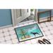 The Holiday Aisle® Doberman Non-Slip Indoor Door Mat Synthetics | Rectangle 1'6" x 2'3" | Wayfair THDA6522 43219860