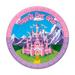 The Beistle Company Princess Paper Dessert Plate in Blue/Pink | 9" H x 9" W | Wayfair 58001
