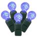 The Holiday Aisle® Set of 50 LED G12 Berry Christmas Lights 24' - Green Wire in Green/Blue | 2.5 H x 1.5 W x 300 D in | Wayfair THDA4383 42510160