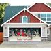 The Holiday Aisle® Last Supper Garage Door Mural in 192" W Polyester in Black/Blue/Brown | 84 H x 192 W x 1 D in | Wayfair