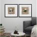 The Holiday Aisle® 'Santa' 2 Piece Framed Print Set Wood/Canvas/Paper in Brown/Green | 16 H x 0.75 D in | Wayfair D3A6304D84EA4C5AAE54B5CF1B4A6BFC