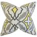 The Pillow Collection Beck Geometric Cotton Throw Pillow Cover | 18 H x 18 W x 5 D in | Wayfair P18FLAT-PP-EDEN-LEMON-C100