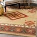 Brown/Red 60 x 0.25 in Indoor Area Rug - Union Rustic Oswego Beige/Red Area Rug Polypropylene | 60 W x 0.25 D in | Wayfair UNRS4872 43042938