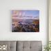 East Urban Home 'Dusk at Shark'S Cove' Photographic Print on Canvas in Brown/Indigo | 22 H x 28 W x 1.5 D in | Wayfair URBH7955 38405262