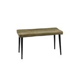 Union Rustic Lecuyer Wood Bench Wood in Black/Brown/Gray | 14 H x 30 W x 17 D in | Wayfair AFD692779EC64F1DB4C8B29240CA0D26