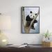 East Urban Home 'Giant Panda ' Framed Photographic Print on Canvas in Black/Brown/Gray | 30 H x 20 W x 1.5 D in | Wayfair URBH5092 38224774