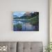 East Urban Home 'Morning Light on Mt Kidd' Photographic Print on Canvas in Gray/Green | 24 H x 32 W x 1.5 D in | Wayfair URBH8716 38408105